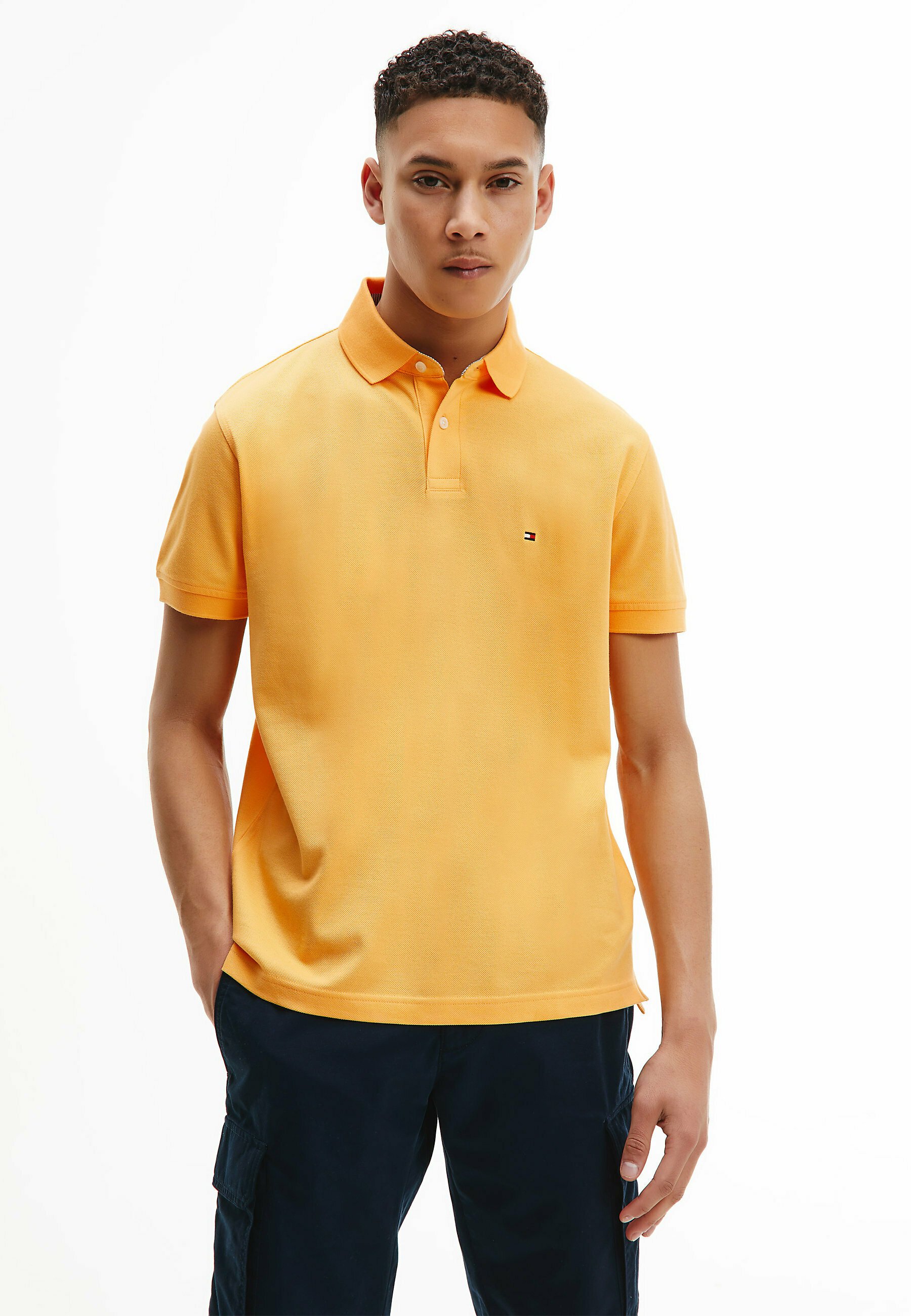 tommy hilfiger oranje polo