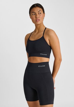 Hummel HMLTIFFY SEAMLESS - Sport-BH mit leichter Stützkraft - black
