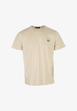 Fred Perry CREW NECK TEE - T-shirt basic - porridge chiné gris ancre