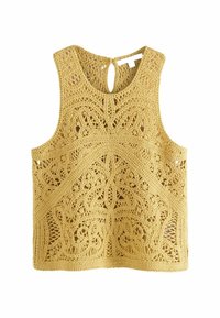 REGULAR FIT - CREW NECK - Tops - yellow ochre