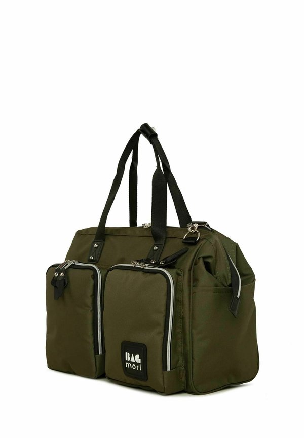 DOUBLE POCKET SHOULDER DIAPER BAG – Wickeltasche – khaki
