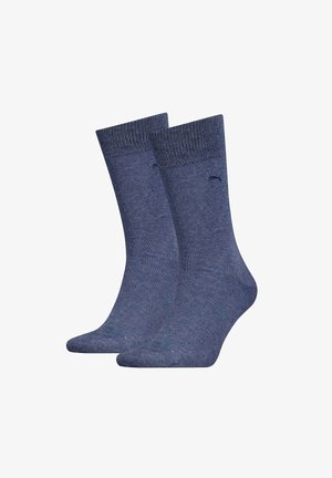 2ER PACK CLASSIC LOGO EINFARBIG - Chaussettes - blau