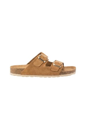 KESLEM, SANDALIAS KESLEM, MUJER - Sandalias planas - marrón