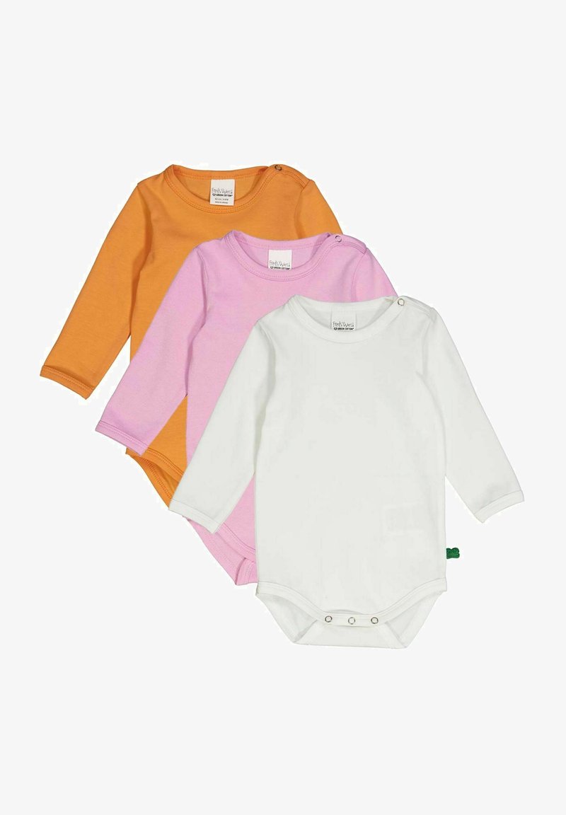 Fred's World by Green Cotton LANGARM - Body - white pastel tangarine