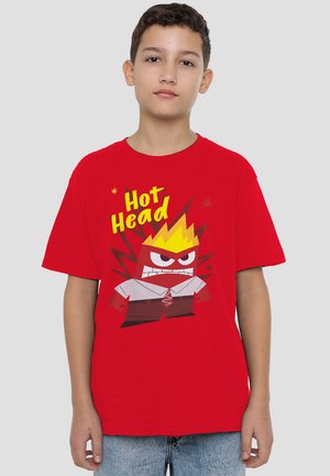 Disney INSIDE OUT ANGER - Print T-shirt - red