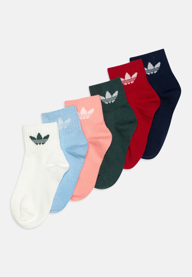 adidas Originals KIDS SOCK UNISEX 6 PACK - Ponožky - clear sky/night indigo/semi pink spark/team victory red