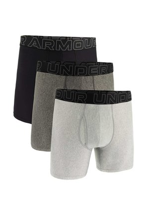 Under Armour PERFORMANCE 3 PACK - Kurze Boxershorts - schwarz grau