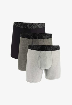 Under Armour PERFORMANCE 3 PACK - Kurze Boxershorts - schwarz grau