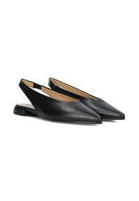 Notre-V Slingback ballerina´s - nappa nero