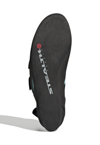 Musta ronimissusside pind tekstureeritud kummist, millel on "STEALTH" brändingu ja türkiissinine aktsent. Ergonoomiline kuju haakimise jaoks.