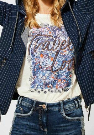 Sweater met rits - dark blue
