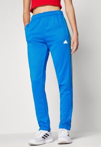 adidas Sportswear TIRO CUT 3 STRIPES TRACKPANTS - Treniņtērpa apakšdaļas - blue/green/white