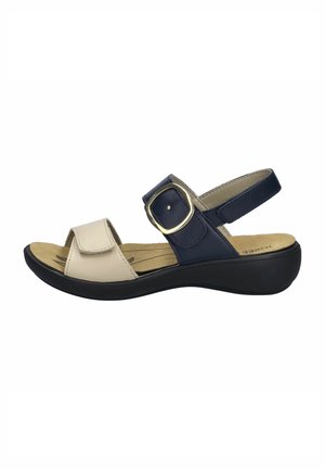 Josef Seibel IBIZA - Sandalias - creme dunkelblau