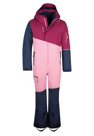 HALLINGDAL - Snowsuit - mauve plum navy