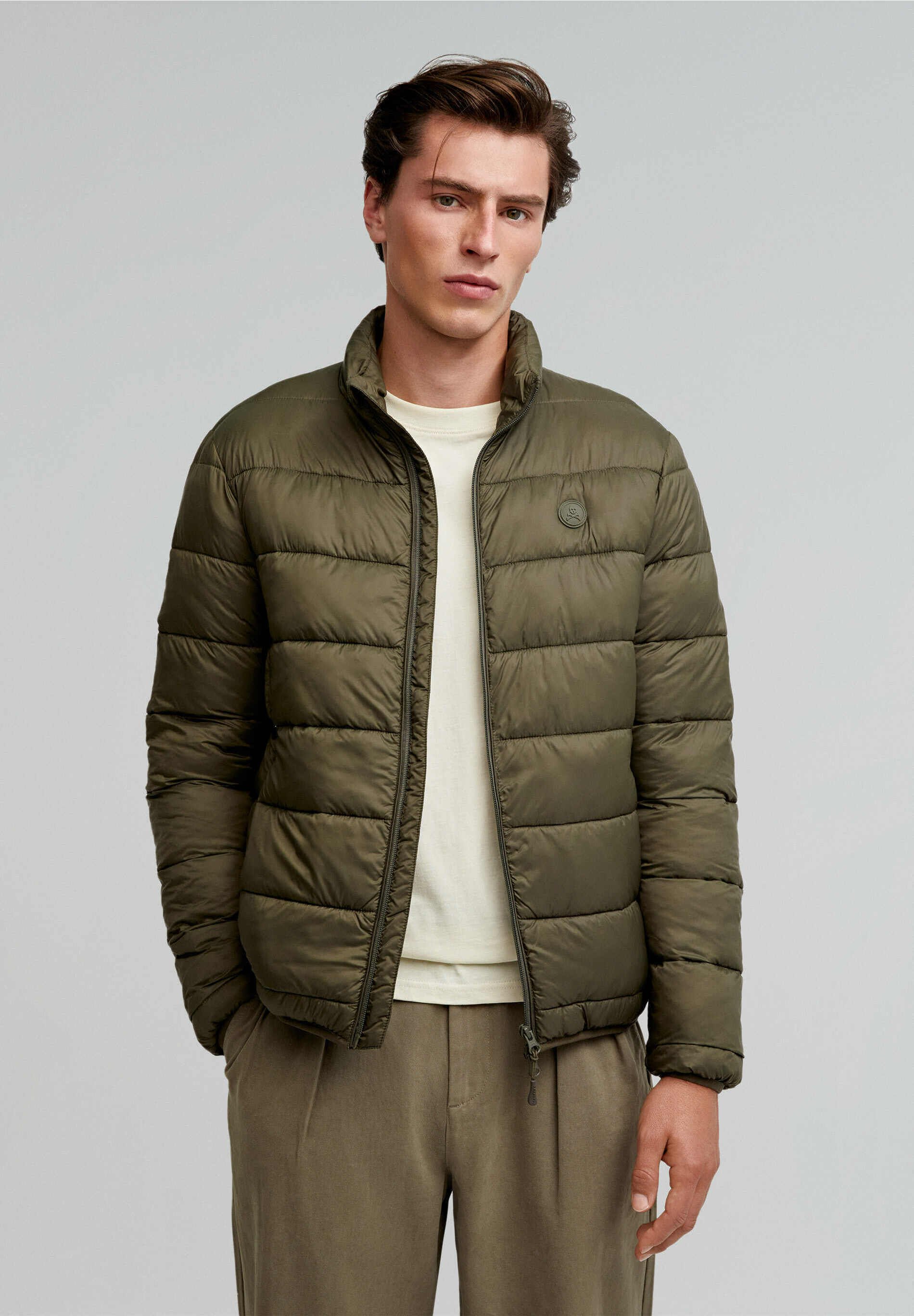 Abrigo Scalpers Parka Scalpers Hombre Chaqueta Acolchada Scalpers - Main Image