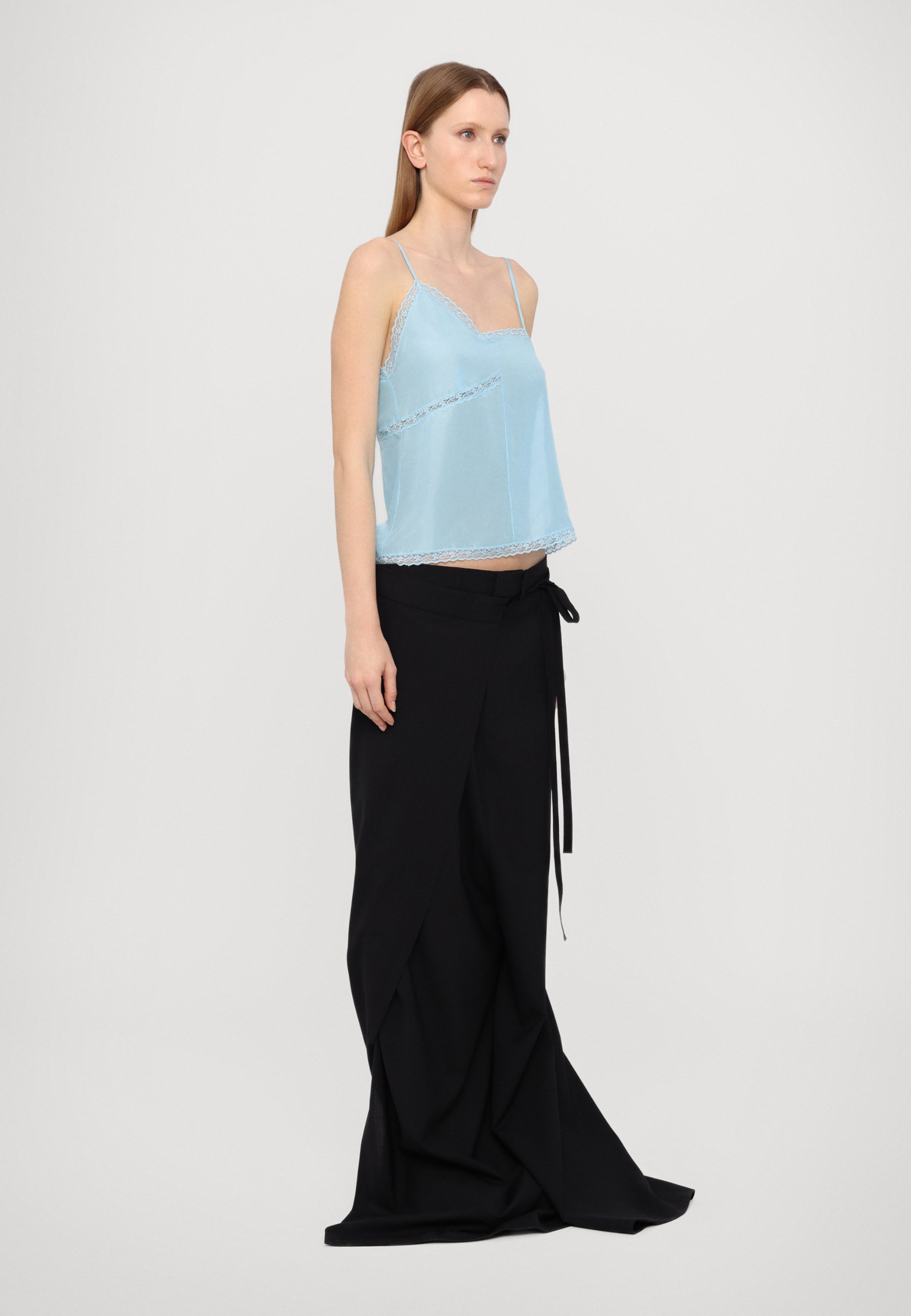 MM6 Maison Margiela Wrap skirt - black - Zalando