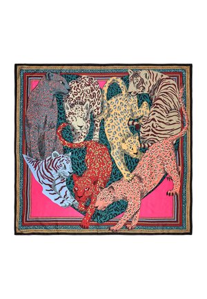 FELINOS Y CORAZÓN MARCOS - Foulard - aguamarina
