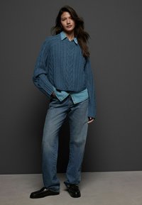 Next LAYER CABLE  - Džemper - blue chambray