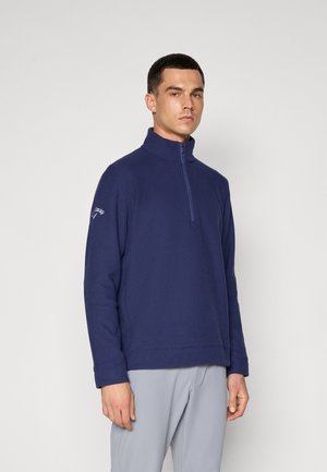 LONG SLEEVE 1/4 ZIP - Ikdienas džemperis - peacoat