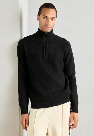 ZIP - Striktrøje - black