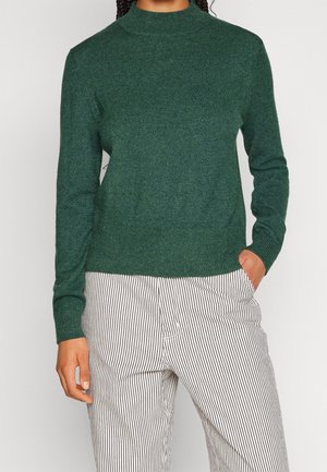 VILA, Striktrøje - dark green