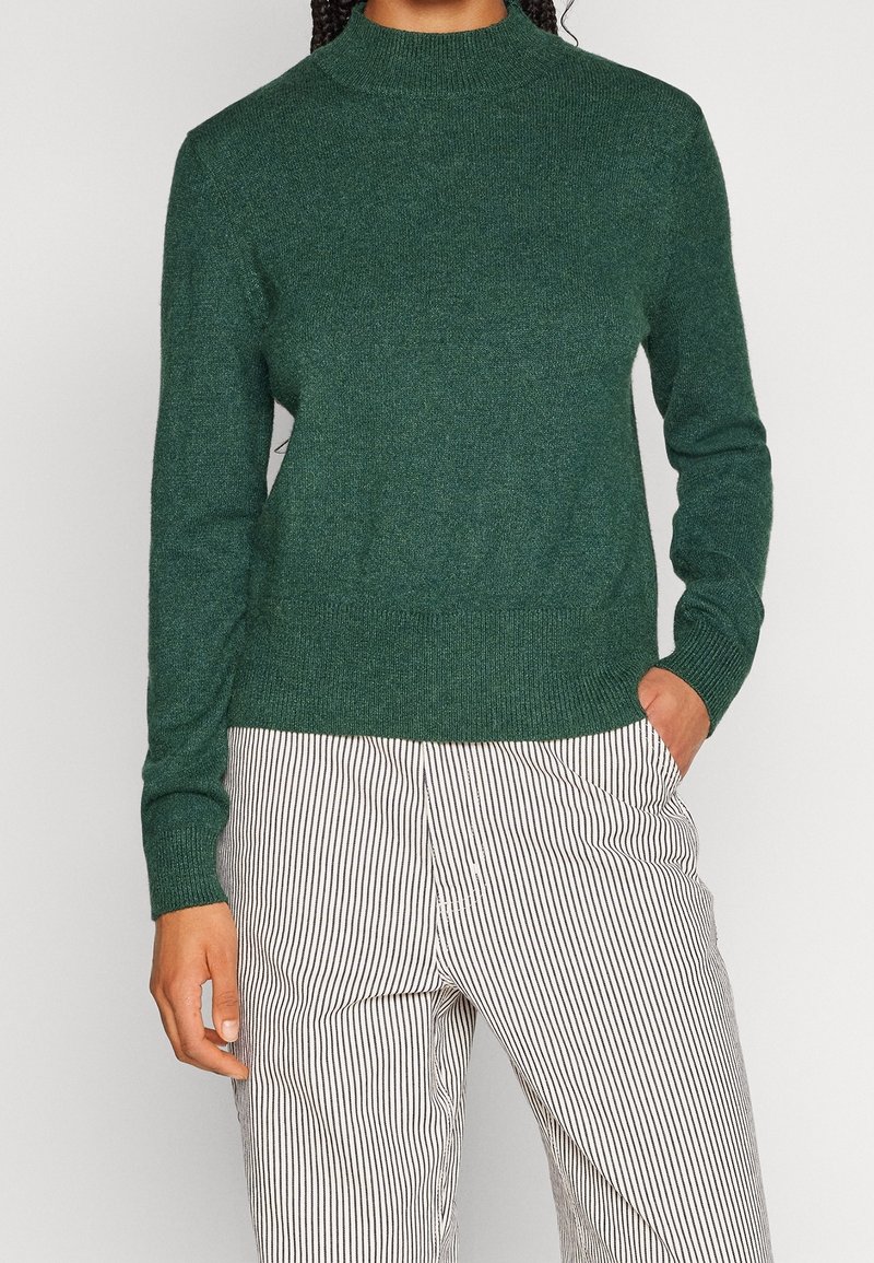 VILA Pullover - dark green