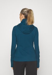 Athleta TRIUMPH HOODIE - Camisola com fecho - dark sardinia blue