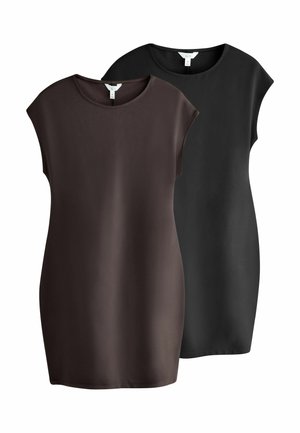 2 PACK - Vestido informal - black brown