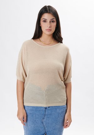 HOLE-PATTERN  - T-shirts basic - nude