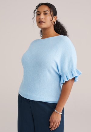 CURVE - T-shirts basic - light blue