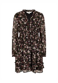 Apricot FLORAL RUFFLE - Freizeitkleid - black