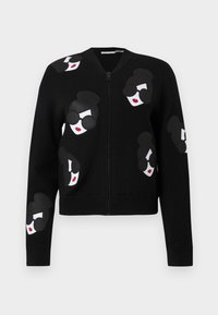 THERON STACE FACE ZIP UP - Kardiganas - black