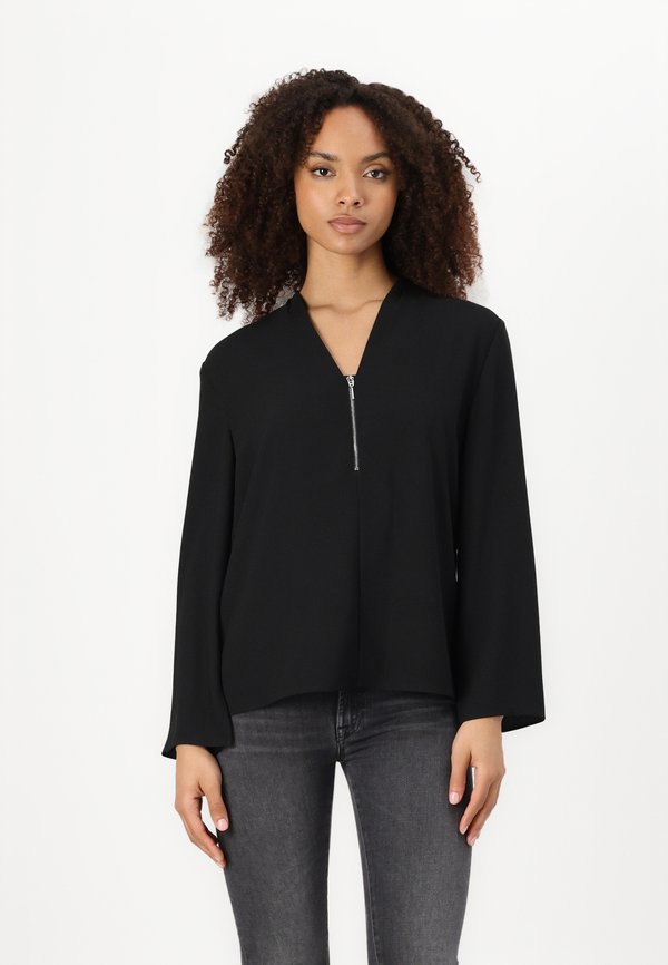 HEAVY GEORGETTE ZIP - Blouse