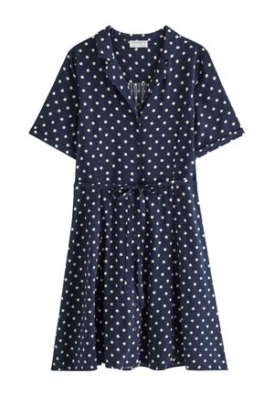 Lindex, Skjortekjole - navy