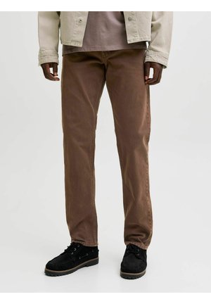 JJICHRIS JJORIGINAL - Jean droit - chocolate brown