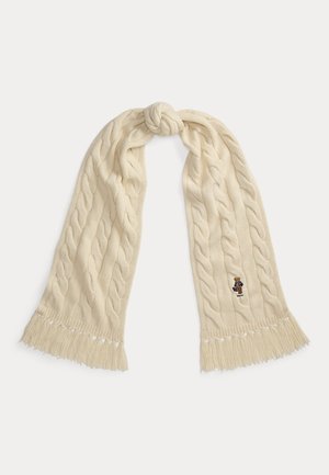 Polo Ralph Lauren, POLO BEAR CABLE SCARF - Šál - cream