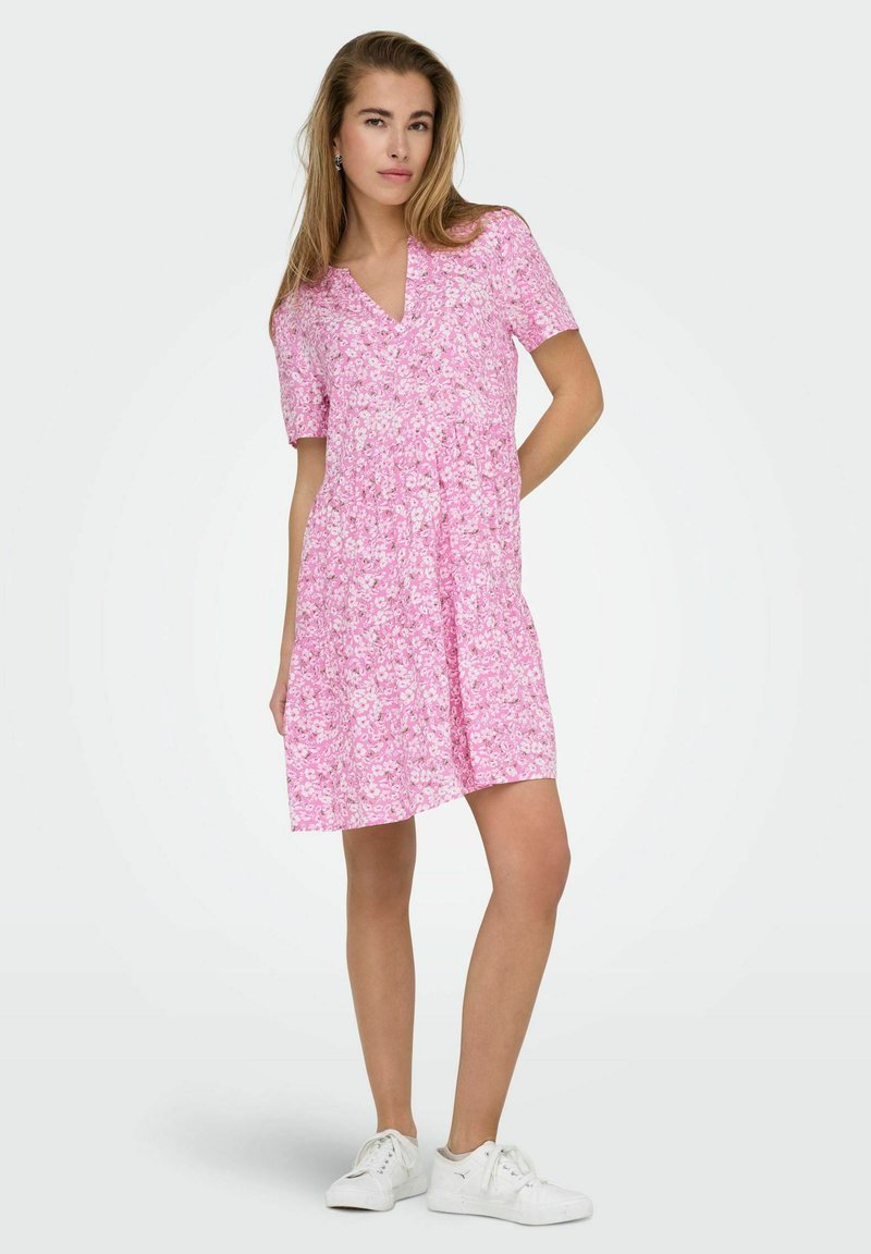 ONLY ONLZALLY LIFE THEA NOOS PTM - Dnevna obleka - fuchsia pink