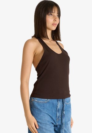 ViCOLO, TANK TOP - Top - brown
