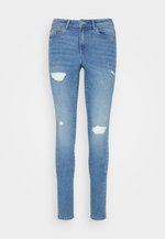 Jean ONLY Skinny Fit ONLWAUW – Coupe Ajustée, Taille Moyenne, 56% Coton