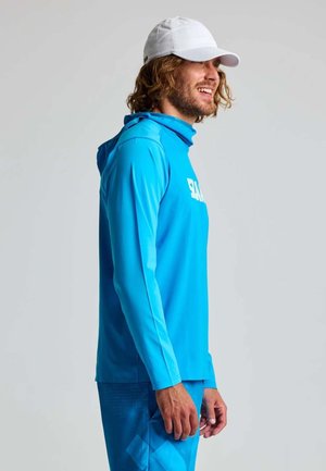 OD TECH HOODED  - Long sleeved top - greek blue