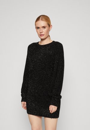 DAZZLE JUMPER DRESS - Robe pull - black