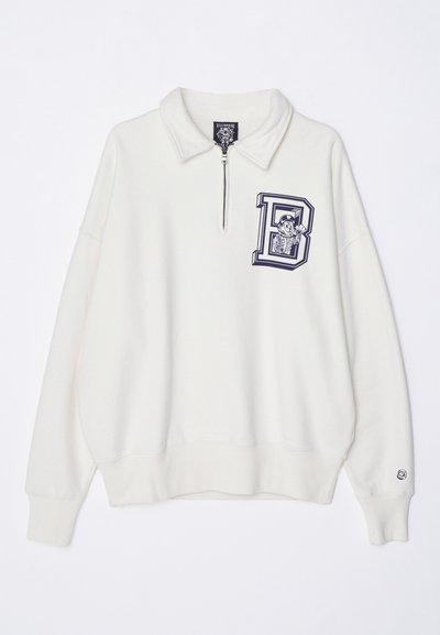 Billionaire Boys Club MASCOT QUARTER ZIP - Sweatshirt - off-white