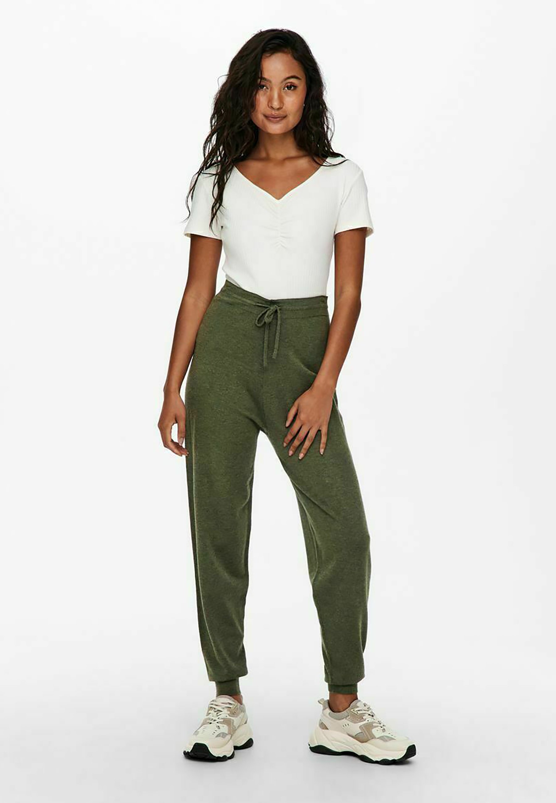 ONLY Pantaloni sportivi - kalamata/cachi - Zalando.it