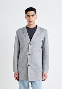 Jack & Jones JJCHUCK COAT - Klasický kabát - light grey melange