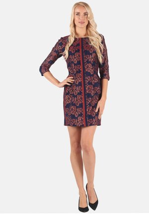 Margo collection ŻAKARD - Cocktailkleid/festliches Kleid - granatowy