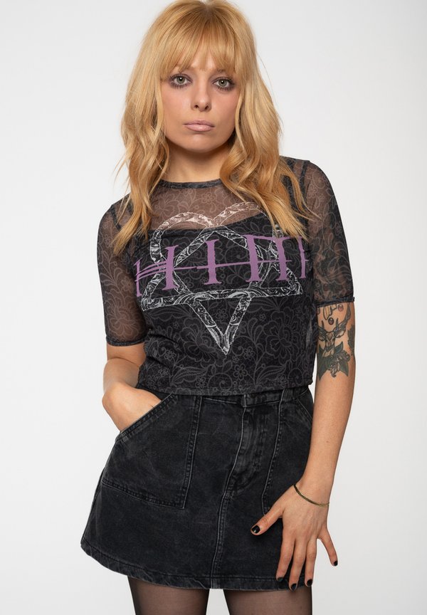 HIM HEARTAGRAM AND LOGO - Blouse