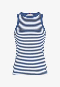 Unselected, ecru/blue