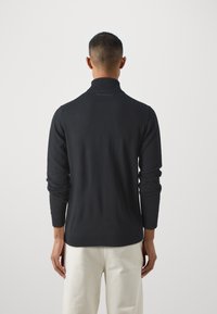 KARL LAGERFELD ROLL NECK - Strickpullover - black