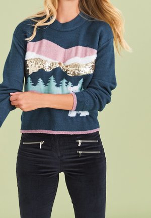 Next, Pullover - teal