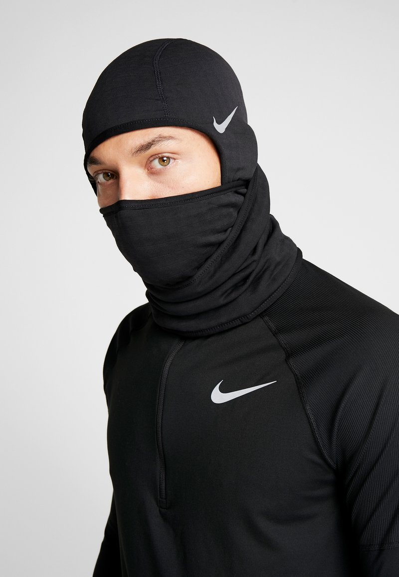 Nike Performance RUN THERMA SPHERE HOOD Mütze black/silver/schwarz